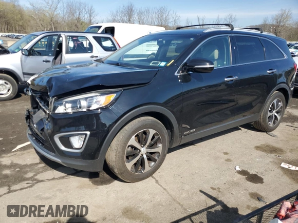 2018 Kia Sorento EX with VIN 5XYPHDA52JG418628, listed as a Copart auction lot 53713965 with 105,819 mi miles and Non repairable. Bid and sale history available at DreamBid. Image 1.
