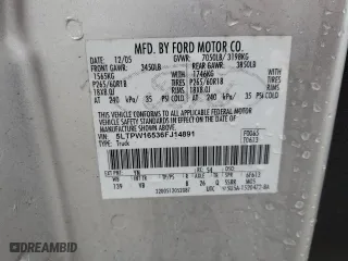 2006 Lincoln Mark LT with VIN 5LTPW16536FJ14891, listed as a Copart auction lot 42800655 with 147,053 mi miles and Non Repairable. Bid and sale history available at carsss.com. Image 13.