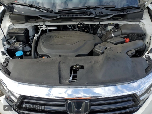 2022 Honda Odyssey EX-L with VIN 5FNRL6H72NB021962, listed as a Copart auction lot 47251375 with 47,627 mi miles and Salvage Title. Bid and sale history available at DreamBid. Image 14.