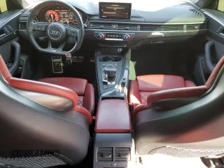 2019 Audi S4 Premium Plus with VIN WAUB4AF48KA033657, listed as a Copart auction lot 74136714 with 52,001 mi miles and Salvage Title. Bid and sale history available at carsss.com. Image 8.