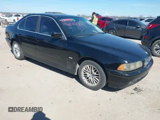 2001 BMW 5 Series 530iA with VIN WBADT634X1CF04145, listed as a IAAI auction lot 41651022 with 190,069 mi miles. Bid and sale history available at carsss.com. Image 1.