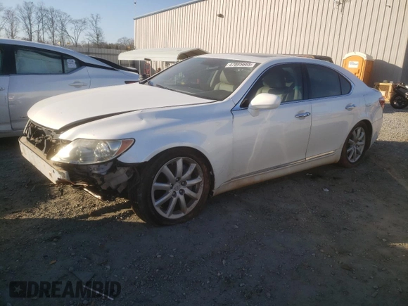 2008 Lexus LS 460 z VIN JTHBL46F285068185, wystawiony jako Copart lot #47085665 z przebiegiem 227 911 mil mil oraz Szkody całkowita. Historia ofert i sprzedaży dostępna na DreamBid. Obrazek 1.