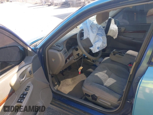2003 Chevrolet Impala z VIN 2G1WF52E639274109, wystawiony jako IAAI lot #42351341 z przebiegiem Nie podano mil oraz . Historia ofert i sprzedaży dostępna na DreamBid. Obrazek 5.