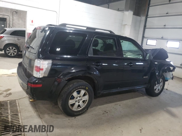 2008 Mercury Mariner with VIN 4M2CU81Z08KJ41917, listed as a Copart auction lot 63615345 with 257,823 mi miles and Salvage title. Bid and sale history available at DreamBid. Image 3.