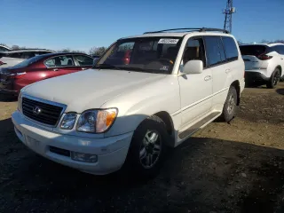2002 Lexus LX 470 with VIN JTJHT00W123521886, listed as a Copart auction lot 49223485 with 190,398 mi miles and Clean Title. Bid and sale history available at carsss.com. Image 1.
