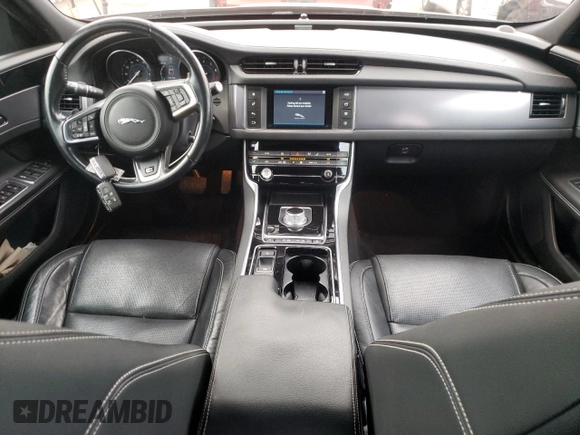 2016 Jaguar XF 35t R-Sport with VIN SAJBF4BV1GCY02980, listed as a Copart auction lot 77446644 with 48,436 mi miles and Salvage Title. Bid and sale history available at carsss.com. Image 8.