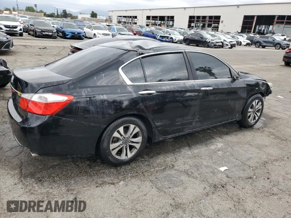2015 Honda Accord LX with VIN 1HGCR2F34FA184265, listed as a Copart auction lot 52503345 with 168,382 mi miles and Clean Title. Bid and sale history available at DreamBid. Image 3.