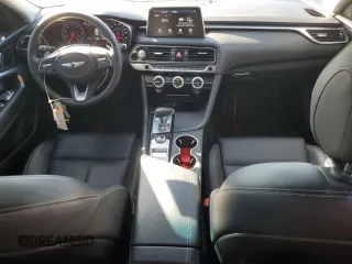 2021 Genesis G70 2.0T with VIN KMTG64LA0MU074883, listed as a Copart auction lot 42581875 with 30,885 mi miles and Non Repairable. Bid and sale history available at carsss.com. Image 8.