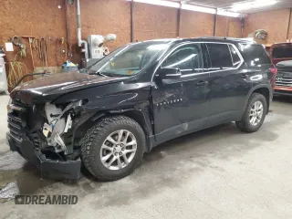 2019 Chevrolet Traverse LT Cloth with VIN 1GNEVGKW9KJ139372, listed as a Copart auction lot 55580655 with 110,700 mi miles and Salvage title. Bid and sale history available at DreamBid. Image 1.