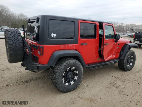 2018 Jeep Wrangler JK Unlimited Rubicon Recon with VIN 1C4BJWFG0JL913905, listed as a Copart auction lot 43346555 with 88,735 mi miles and Salvage Title. Bid and sale history available at carsss.com. Image 3.