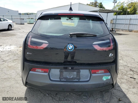 2017 BMW i3 with VIN WBY1Z8C38HV893417, listed as a Copart auction lot 53063865 with 28,910 mi miles and Salvage Title. Bid and sale history available at carsss.com. Image 6.