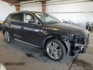 2018 Audi Q5 Premium Plus with VIN WA1BNAFY6J2163328, listed as a Copart auction lot 65366225 with 58,391 mi miles and Salvage title. Bid and sale history available at DreamBid. Image 4.