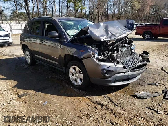 2016 Jeep Compass 75th Anniversary with VIN 1C4NJCBB2GD716954, listed as a Copart auction lot 48696415 with 0 mi miles and Salvage Title. Bid and sale history available at carsss.com. Image 14.