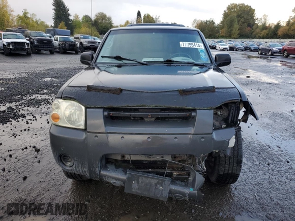 2002 Nissan Frontier XE with VIN 1N6ED26Y52C361595, listed as a Copart auction lot 77796414 with 170,555 mi miles and Salvage title. Bid and sale history available at DreamBid. Image 5.