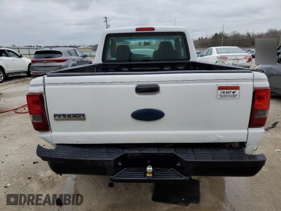 2007 Ford Ranger XL with VIN 1FTYR14U97PA53972, listed as a Copart auction lot 49275175 with 219,434 mi miles and Salvage Title. Bid and sale history available at carsss.com. Image 6.