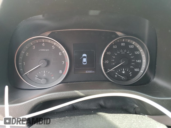 2018 Hyundai Elantra SEL with VIN 5NPD84LF7JH290792, listed as a Copart auction lot 54538955 with 83,089 mi miles and Salvage Title. Bid and sale history available at DreamBid. Image 9.
