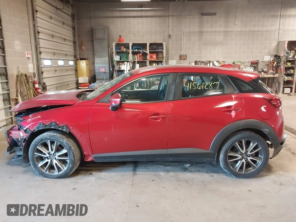 2017 Mazda CX-3 Touring with VIN JM1DKFC73H0175023, listed as a IAAI auction lot 41561287 with 110,669 mi miles. Bid and sale history available at carsss.com. Image 15.