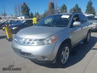 2003 Nissan Murano SL with VIN JN8AZ08W63W221871, listed as a IAAI auction lot 41682355 with 180,757 mi miles. Bid and sale history available at carsss.com. Image 2.