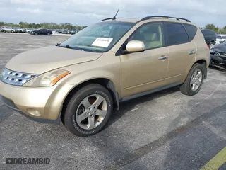 2004 Nissan Murano SL with VIN JN8AZ08T44W206681, listed as a IAAI auction lot 41600056 with 92,717 mi miles. Bid and sale history available at carsss.com. Image 2.