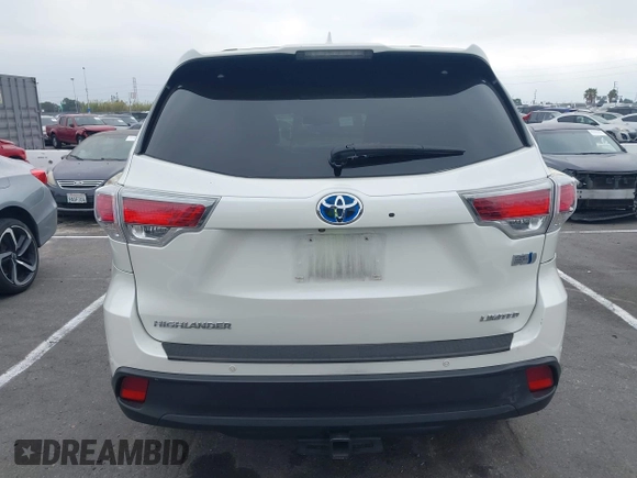 2016 Toyota Highlander Limited with VIN 5TDDCRFH9GS015341, listed as a IAAI auction lot 42572982 with 66,247 mi miles and . Bid and sale history available at DreamBid. Image 16.