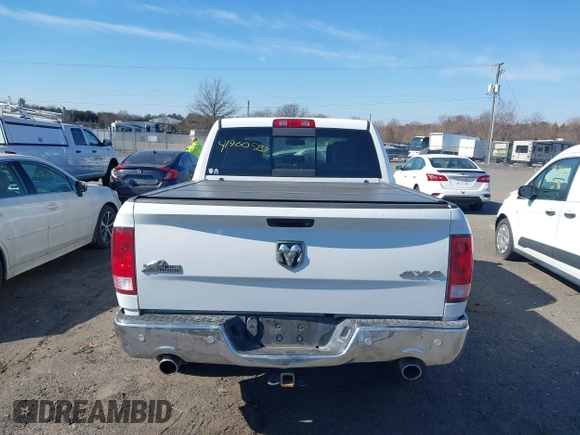 2018 Ram 1500 Big Horn with VIN 3C6RR7LT1JG197406, listed as a IAAI auction lot 41700754 with 79,629 mi miles. Bid and sale history available at carsss.com. Image 16.