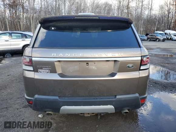 2014 Land Rover Range Rover Sport HSE with VIN SALWR2WF4EA341760, listed as a Copart auction lot 84878034 with Not provided miles and Clean title. Bid and sale history available at DreamBid. Image 6.
