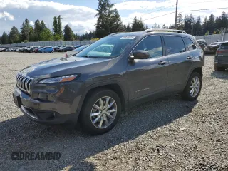 2016 Jeep Cherokee Limited z VIN 1C4PJMDS5GW209420, wystawiony jako Copart lot #56949005 z przebiegiem 66 458 mil mil oraz Szkoda całkowita • Salvage title. Historia ofert i sprzedaży dostępna na DreamBid. Obrazek 1.