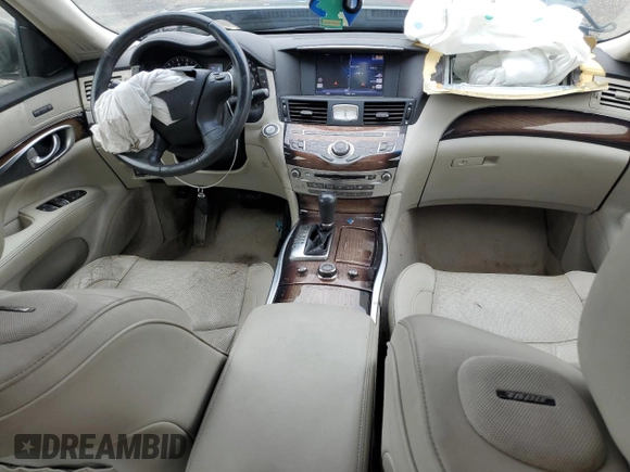 2012 Infiniti M with VIN JN1BY1AR2CM394976, listed as a Copart auction lot 61064205 with 170,108 mi miles and Salvage title. Bid and sale history available at DreamBid. Image 8.