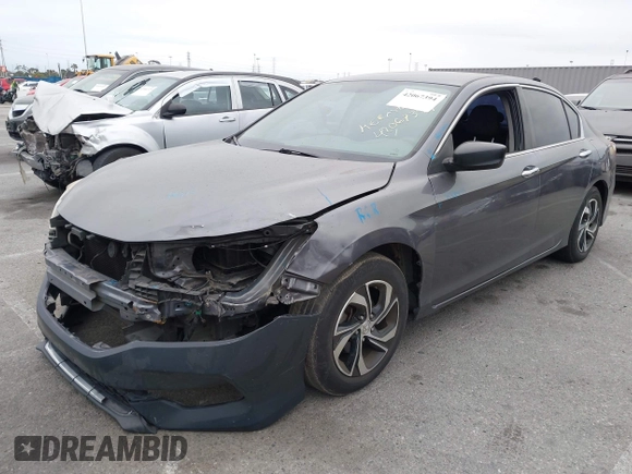 2017 Honda Accord LX with VIN 1HGCR2F35HA210567, listed as a IAAI auction lot 42067394 with 144,734 mi miles. Bid and sale history available at carsss.com. Image 2.