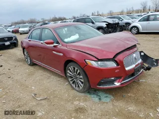 2017 Lincoln Continental Select with VIN 1LN6L9SP9H5610652, listed as a Copart auction lot 41947913 with 30,739 mi miles. Bid and sale history available at carsss.com. Image 4.