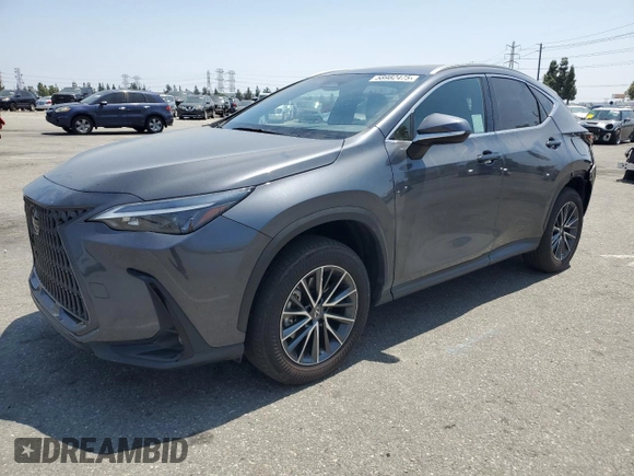 2023 Lexus NX 350h с VIN JTJAKCEZ7P5008145, выставлен на аукционе Copart как лот 58982475 с пробегом 21 051 миль миль и Списание • Salvage title. История ставок и продаж доступна на DreamBid. Изображение 1.