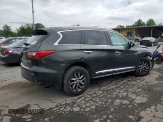 2014 Infiniti QX60 with VIN 5N1AL0MM4EC508532, listed as a Copart auction lot 61193775 with 184,783 mi miles and Salvage title. Bid and sale history available at DreamBid. Image 3.