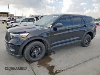 2024 Ford Police Interceptor Utility z VIN 1FM5K8AB7RGA84719, wystawiony jako Copart lot #50573985 z przebiegiem 1502 mil mil oraz Szkody całkowita. Historia ofert i sprzedaży dostępna na DreamBid. Obrazek 1.