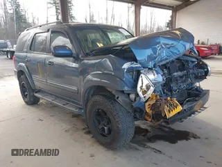 2005 Toyota Sequoia Limited with VIN 5TDBT48A65S249136, listed as a IAAI auction lot 41815196 with 177,579 mi miles and . Bid and sale history available at DreamBid. Image 1.