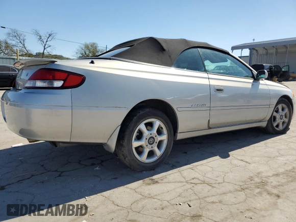 2001 Toyota Solara SE with VIN 2T1FF22PX1C470137, listed as a Copart auction lot 74852164 with 185,696 mi miles and Salvage Title. Bid and sale history available at DreamBid. Image 3.