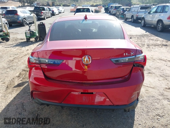 2020 Acura ILX w/Premium Pkg with VIN 19UDE2F78LA007121, listed as a IAAI auction lot 41646183 with 34,285 mi miles. Bid and sale history available at carsss.com. Image 16.