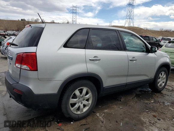 2012 Kia Sorento LX with VIN 5XYKTDA69CG295169, listed as a Copart auction lot 49184155 with 139,684 mi miles and Salvage Title. Bid and sale history available at DreamBid. Image 3.