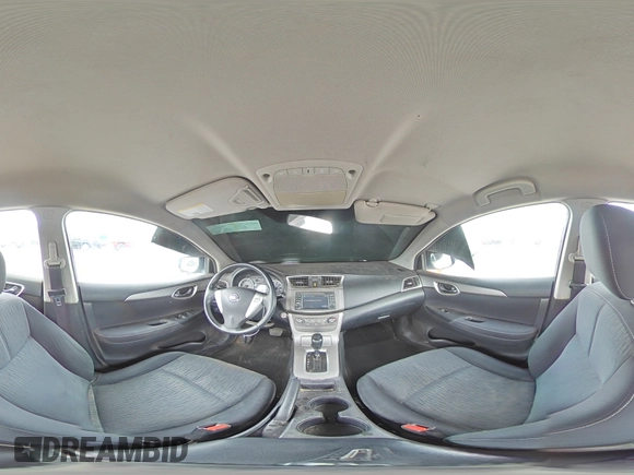 2014 Nissan Sentra SV with VIN 3N1AB7AP7EL653313, listed as a Copart auction lot 59536475 with 126,048 mi miles and Salvage title. Bid and sale history available at DreamBid. Image 14.