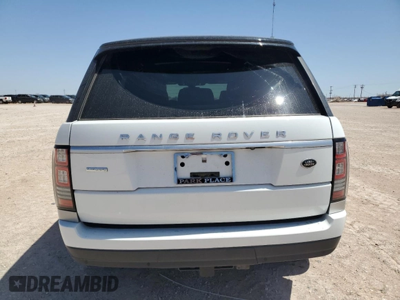 2015 Land Rover Range Rover Autobiography с VIN SALGV2TF0FA219001, выставлен на аукционе Copart как лот 52343795 с пробегом 97 333 миль миль и Списание • Salvage title. История ставок и продаж доступна на DreamBid. Изображение 6.