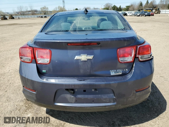 2015 Chevrolet Malibu LS with VIN 1G11B5SLXFF167497, listed as a Copart auction lot 52866155 with 74,968 mi miles and Salvage Title. Bid and sale history available at DreamBid. Image 6.