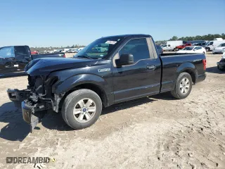 2019 Ford F-150 XL with VIN 1FTMF1C54KKE76000, listed as a Copart auction lot 43563765 with 52,601 mi miles and Salvage Title. Bid and sale history available at carsss.com. Image 1.
