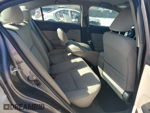 2015 Honda Civic Sedan LX with VIN 19XFB2F52FE061756, listed as a Copart auction lot 52982275 with 86,352 mi miles and Salvage Title. Bid and sale history available at carsss.com. Image 10.