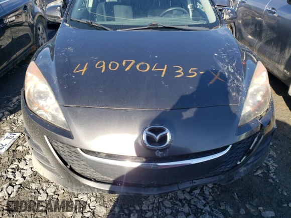 2010 Mazda 3 i SV with VIN JM1BL1SF3A1118076, listed as a Copart auction lot 49070435 with 191,938 mi miles and Salvage Title. Bid and sale history available at DreamBid. Image 5.