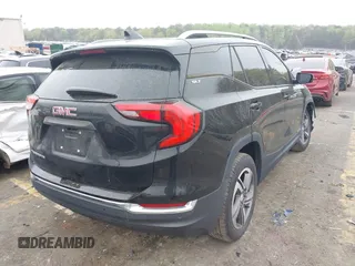 2019 GMC Terrain SLT with VIN 3GKALPEV1KL345315, listed as a IAAI auction lot 41919032 with 105,614 mi miles. Bid and sale history available at carsss.com. Image 4.