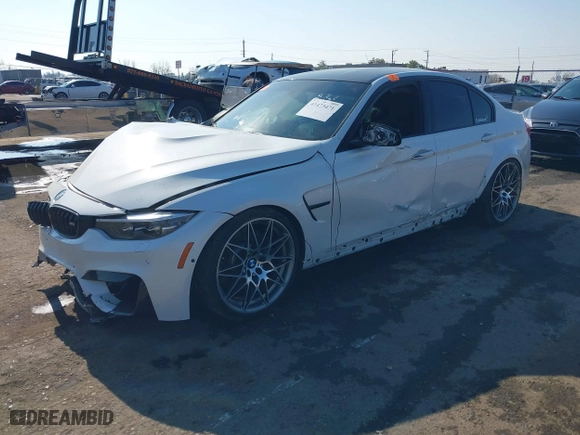 2017 BMW M3 with VIN WBS8M9C5XH5G83774, listed as a IAAI auction lot 41473471 with 91,000 mi miles. Bid and sale history available at carsss.com. Image 16.