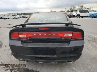 2013 Dodge Charger SXT with VIN 2C3CDXHG6DH513092, listed as a Copart auction lot 41635495 with 0 mi miles and Salvage Title. Bid and sale history available at carsss.com. Image 6.