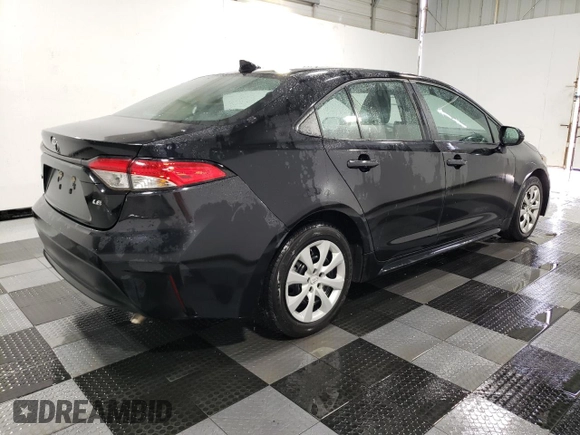 2023 Toyota Corolla LE with VIN 5YFB4MDE0PP045367, listed as a Copart auction lot 54140015 with 51,483 mi miles and Clean Title. Bid and sale history available at carsss.com. Image 3.
