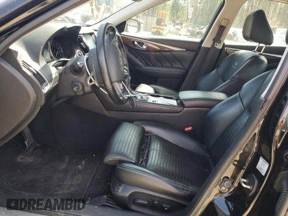 2014 Infiniti Q50 Premium with VIN JN1BV7AR0EM685524, listed as a Copart auction lot 53680535 with 175,661 mi miles and Clean Title. Bid and sale history available at carsss.com. Image 7.
