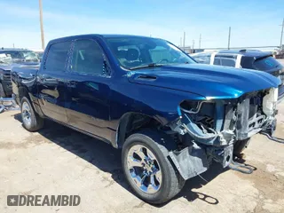 2019 Ram 1500 Big Horn/Lone Star with VIN 1C6SRFFT5KN598456, listed as a IAAI auction lot 41840921 with 154,124 mi miles. Bid and sale history available at carsss.com. Image 1.