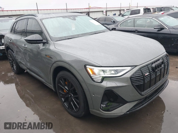 2023 Audi e-tron Chronos with VIN WA1VABGE2PB013244, listed as a IAAI auction lot 41283553 with 28,463 mi miles and . Bid and sale history available at DreamBid. Image 1.